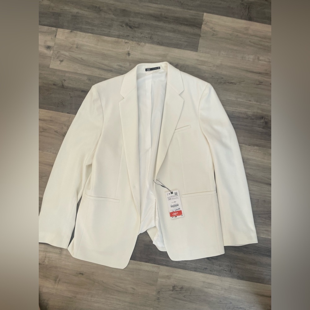 Zara Crème Blazer 42 . Brand new